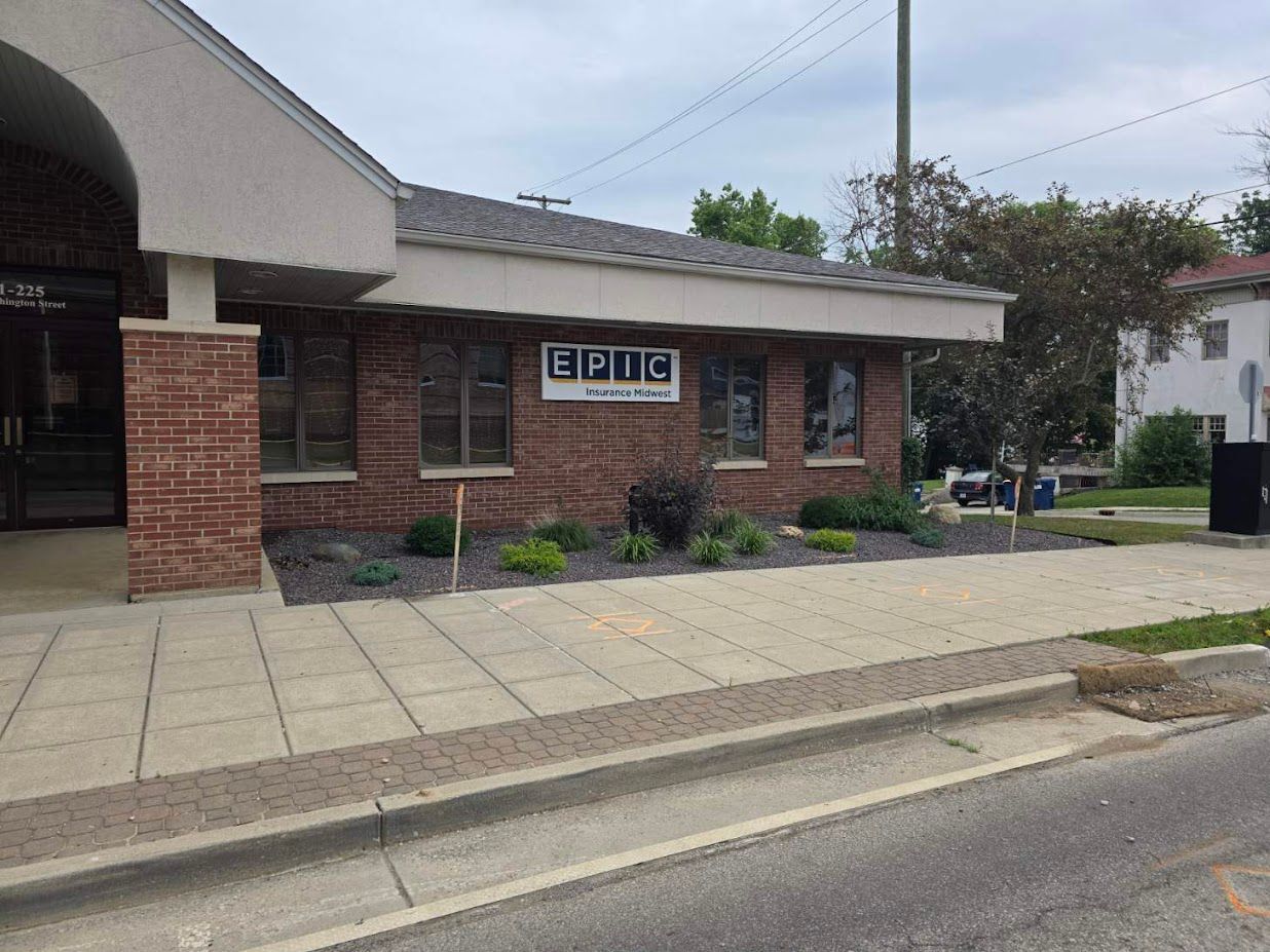 Exterior of a brick building with 