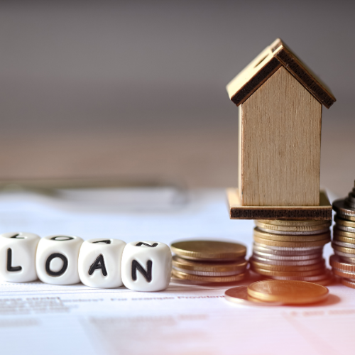 the word loan is written on a piece of paper - private loans