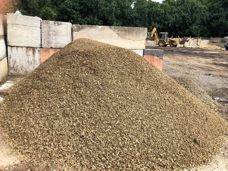 A Pile of Gravel is Sitting on Top of a Pile of Concrete Blocks — HKL Landscape Supplies in Bulahdelah, NSW 