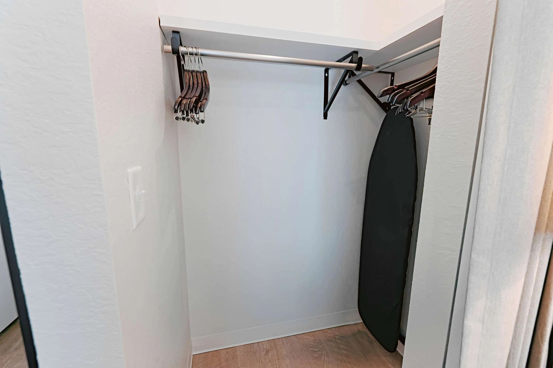 Closet storage — representative home at WaterWalk Phoenix – North Happy Valley.