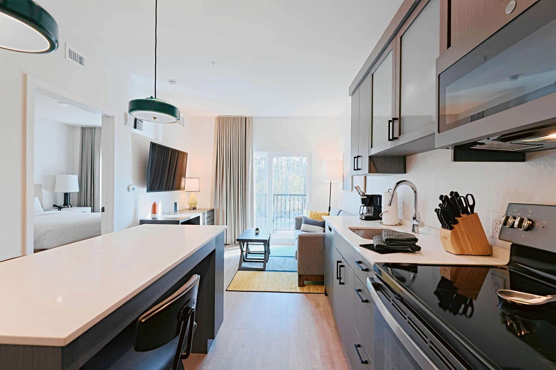 Apartment kitchen — representative home at WaterWalk Phoenix – North Happy Valley.