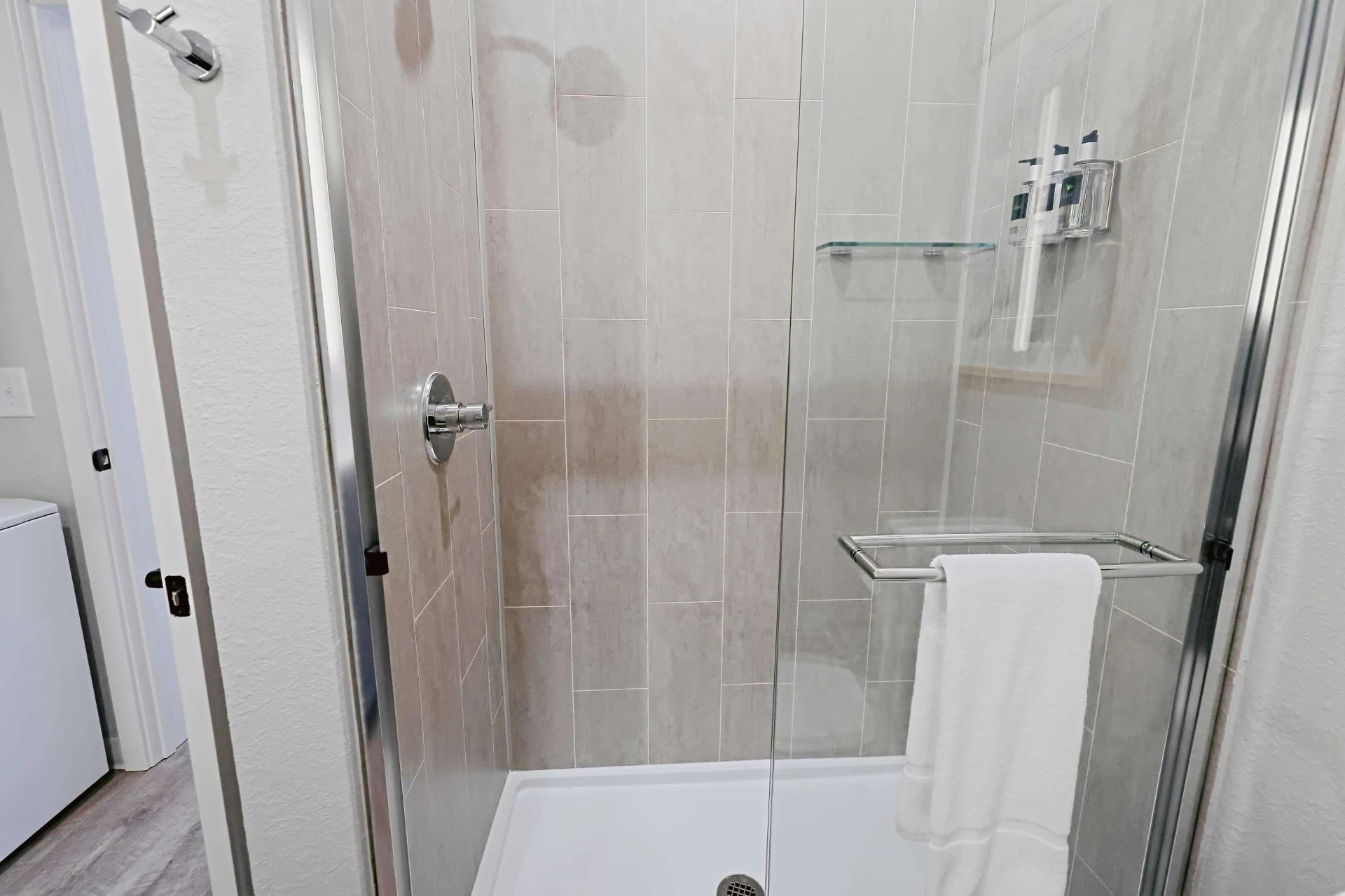 Apartment bathroom — representative home at WaterWalk Phoenix – North Happy Valley.