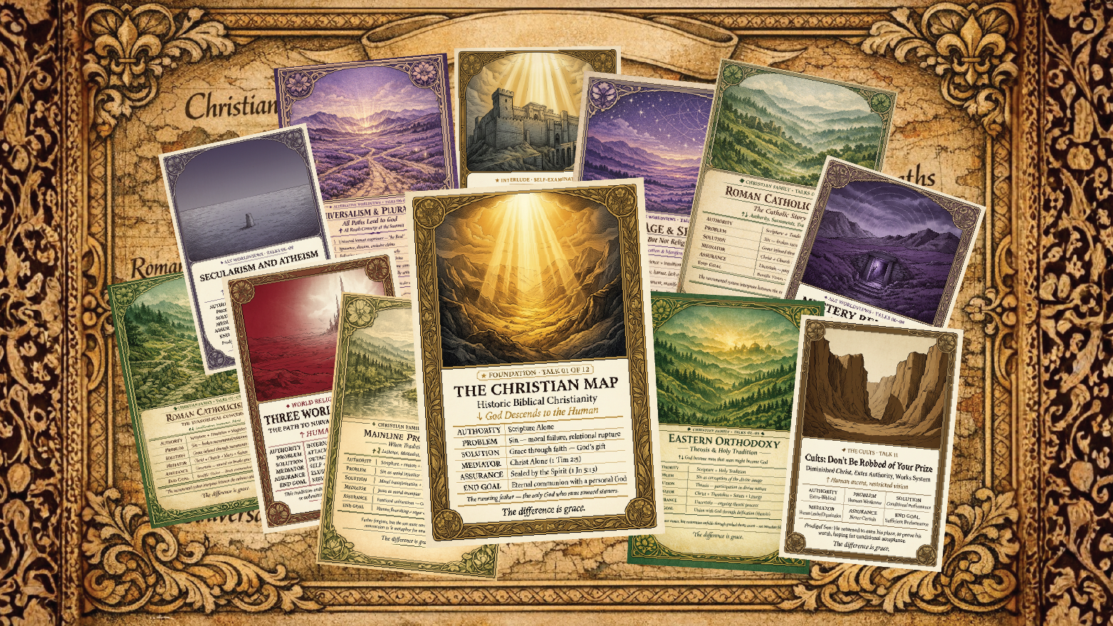 WHAT'S THE DIFFERENCE?
SERMON CARD PACKS ARE AVAILABLE