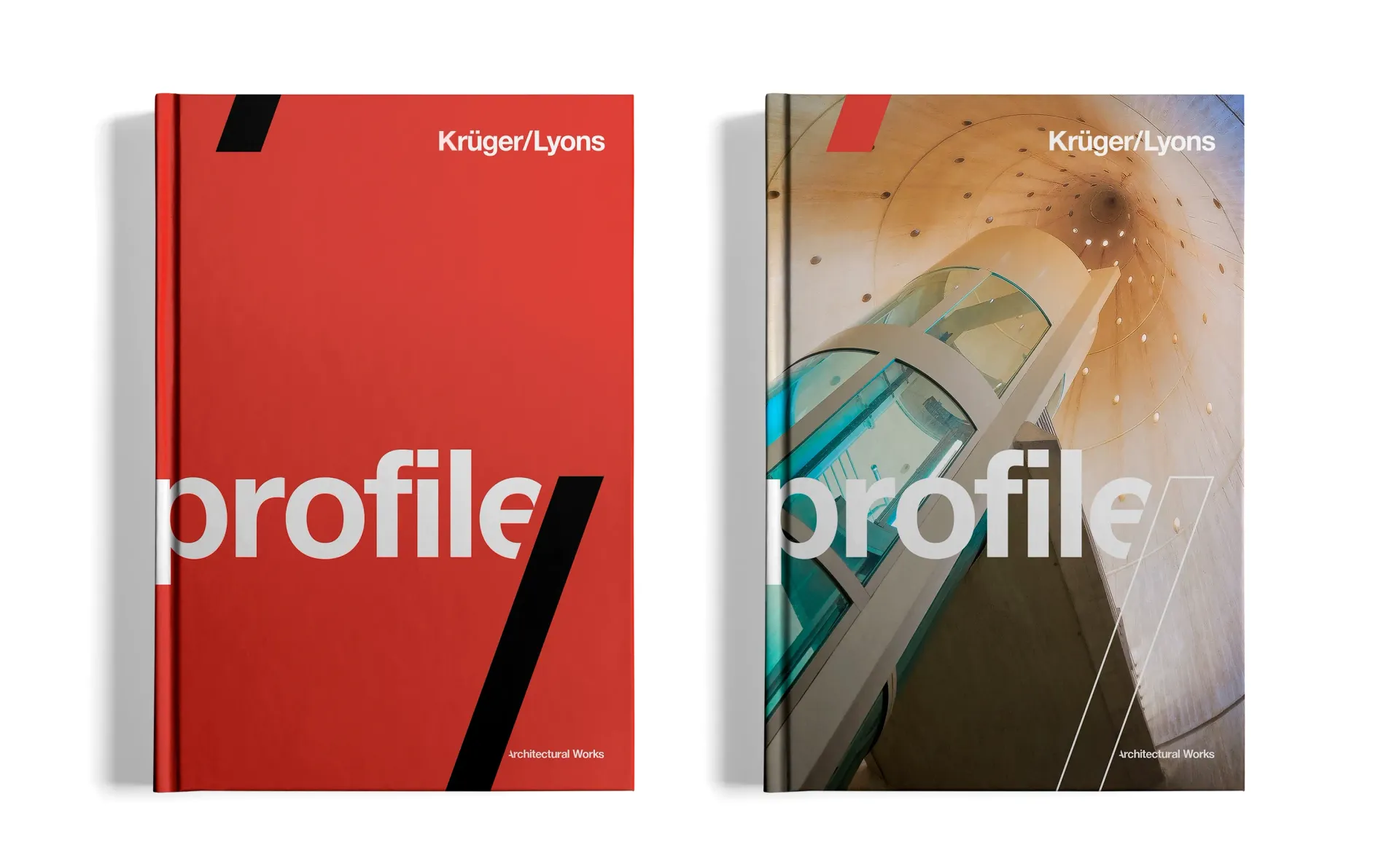 Two books titled 