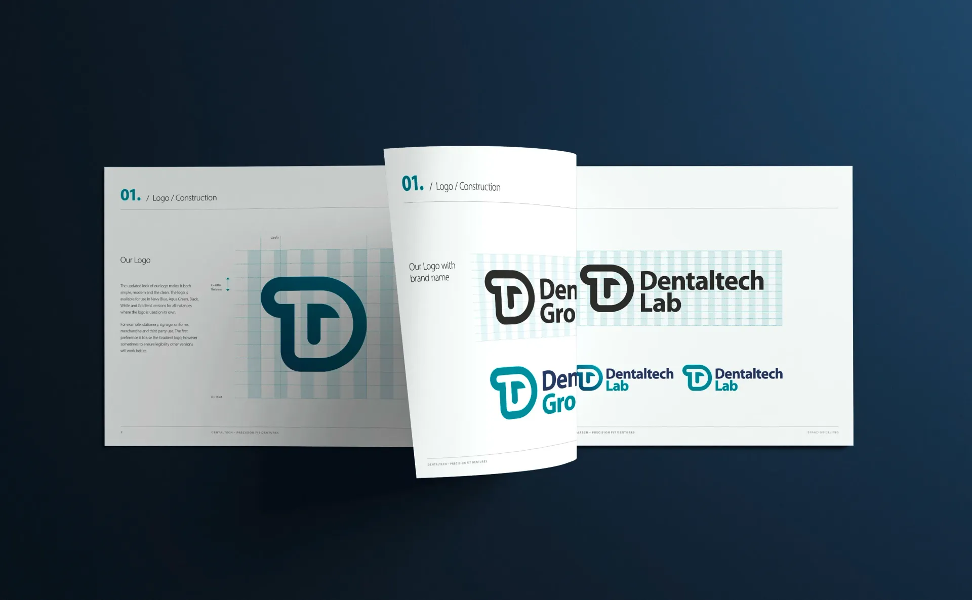 Logo design presentation: Teal 