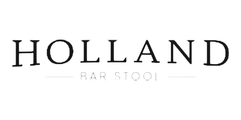 Holland Bar Stool logo in black text on a white background