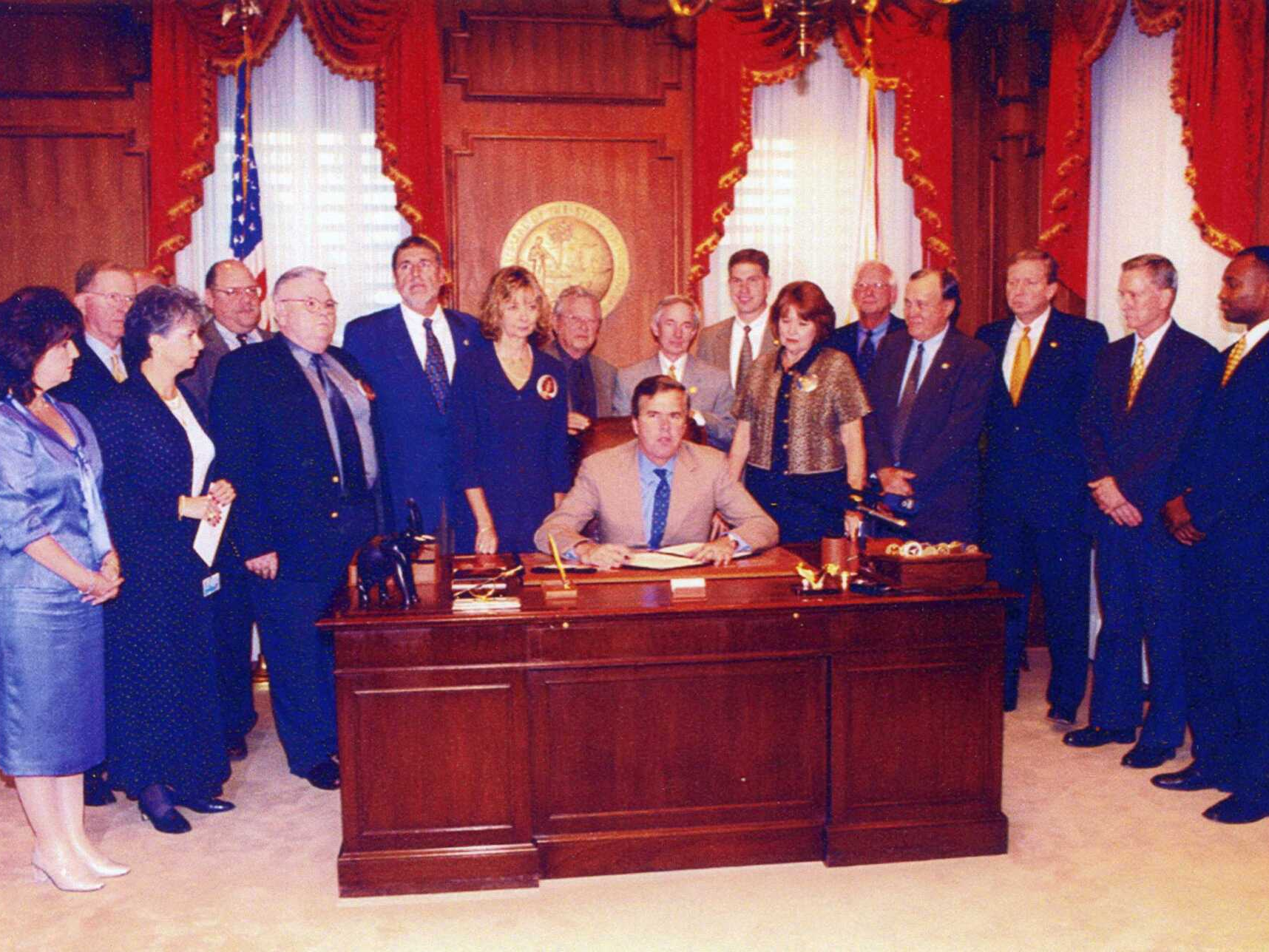 Pat with Governor Jeb Bush