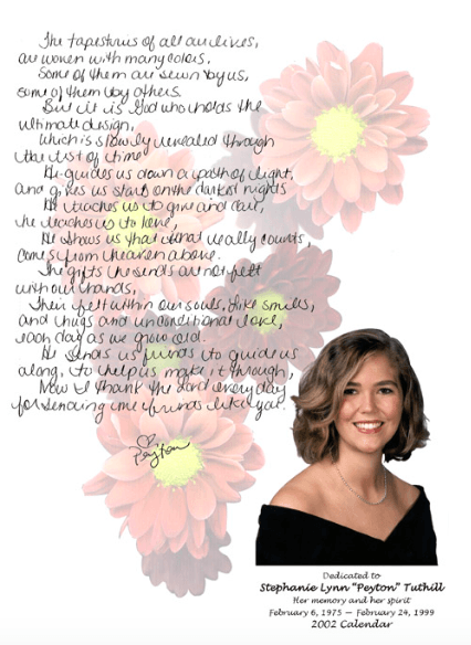A Dedication to Peyton