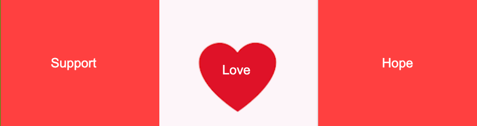 Support. Love. Hope.