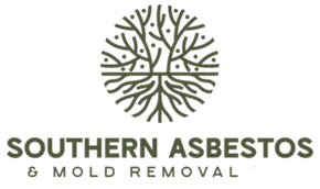 Southern Asbestos & Mold Removal logo with a stylized tree icon in olive green and brown