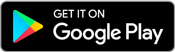 Google Play download badge with multicolor play icon on a black background