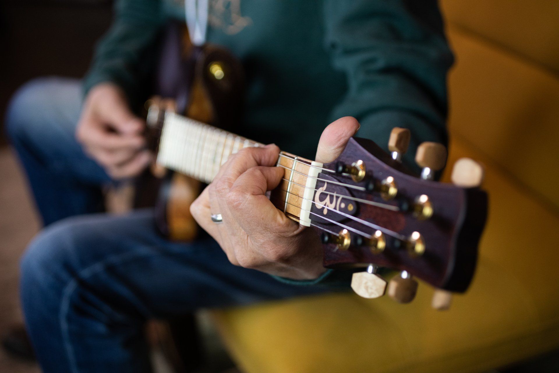 Man Playing guitar