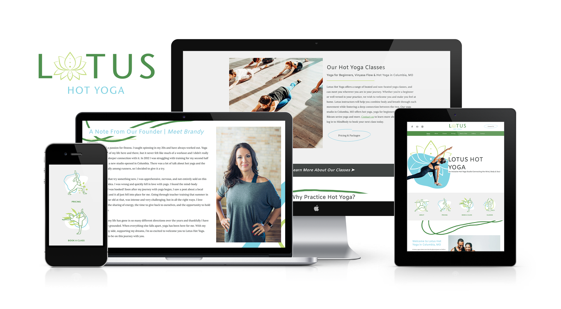 The Lotus Hot Yoga Website Was Designed by Lift Division, a Missouri Marketing Agency