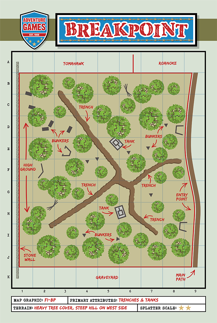Map titled 