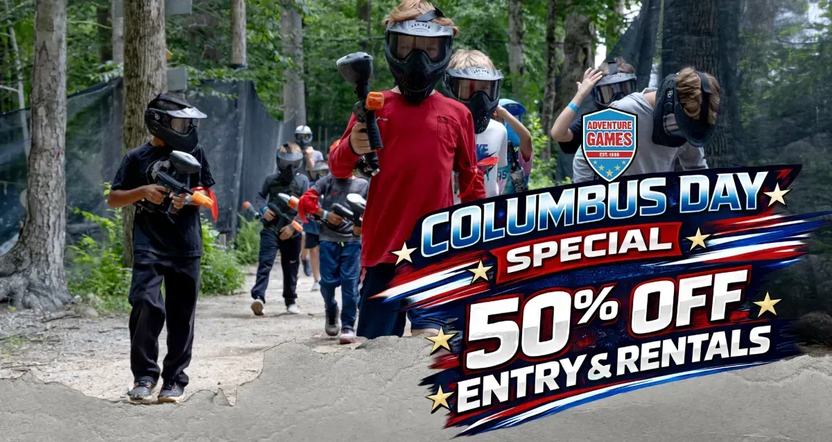 People playing paintball,
