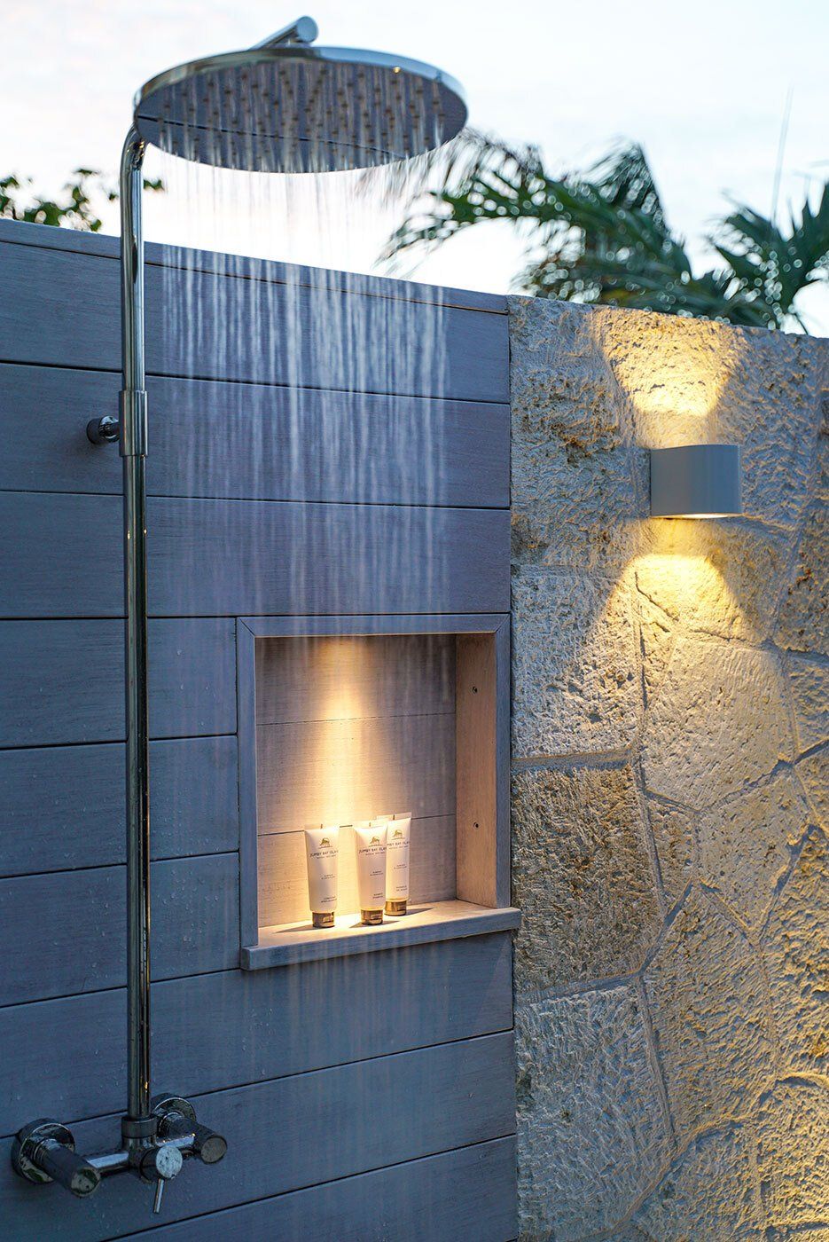 outdoor shower