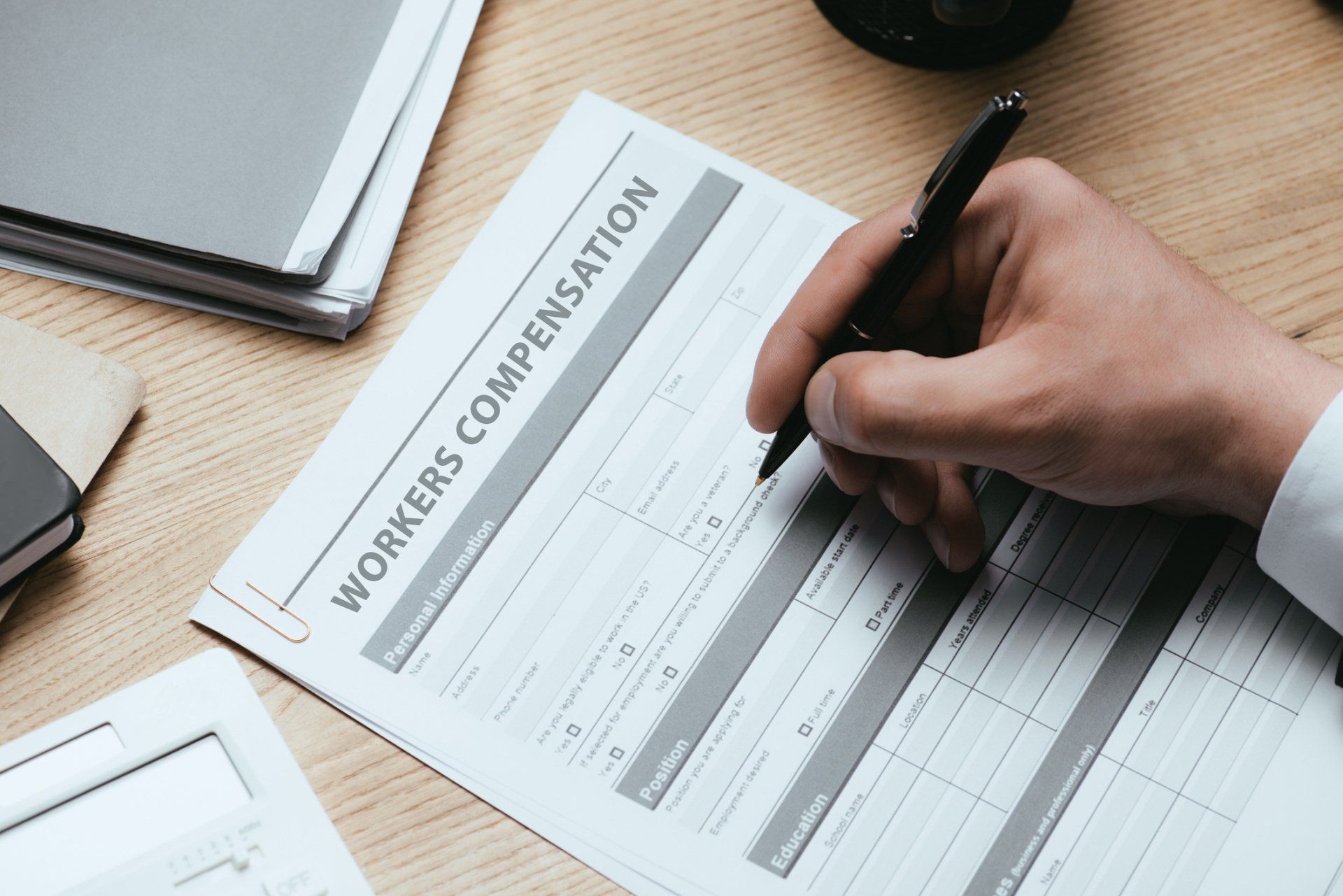 Workers Compensation Accident Injury Form – Camarillo, CA – Attorney at Law Robert L Kelley