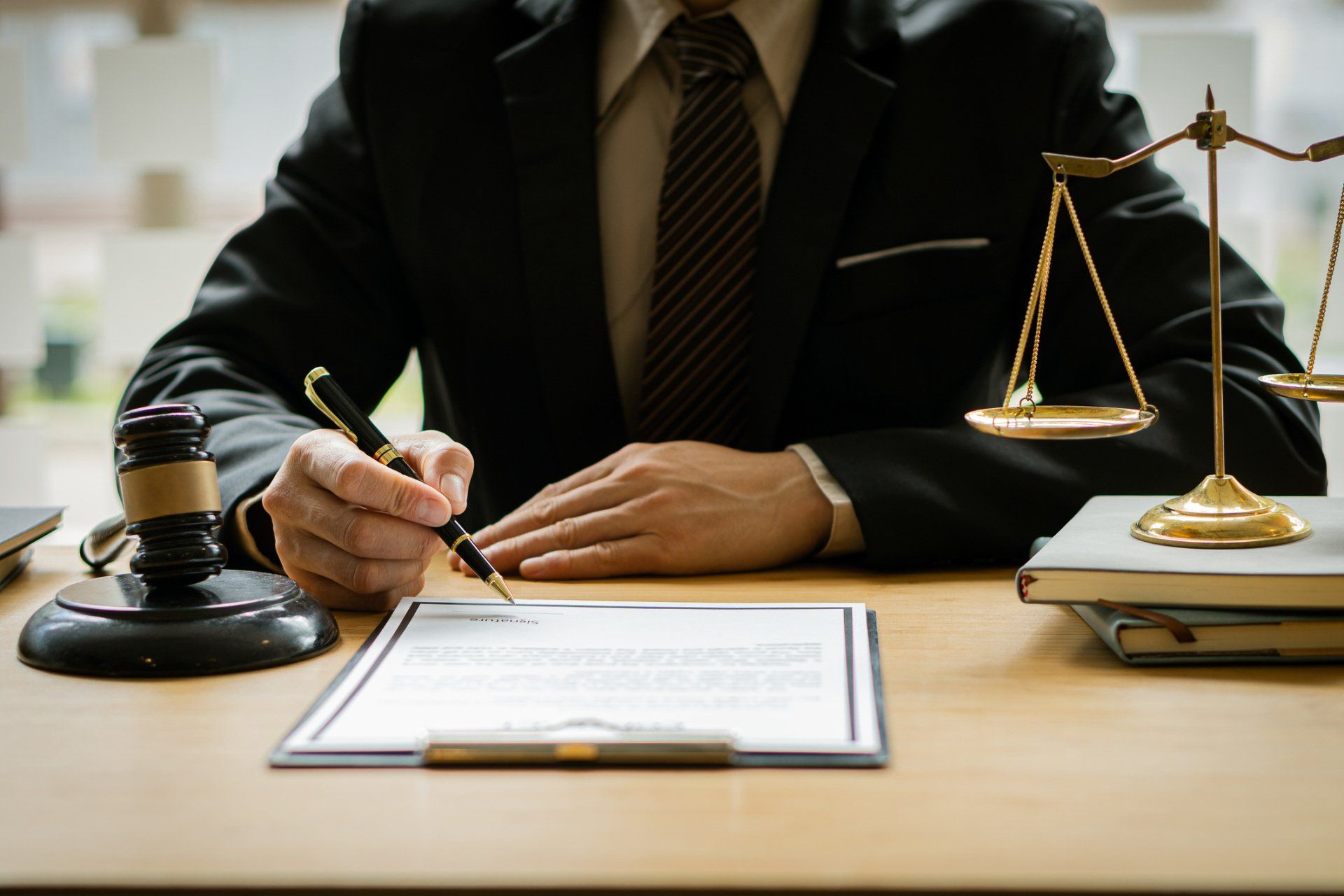 Lawyer Doing Paperworks  – Camarillo, CA – Attorney at Law Robert L Kelley