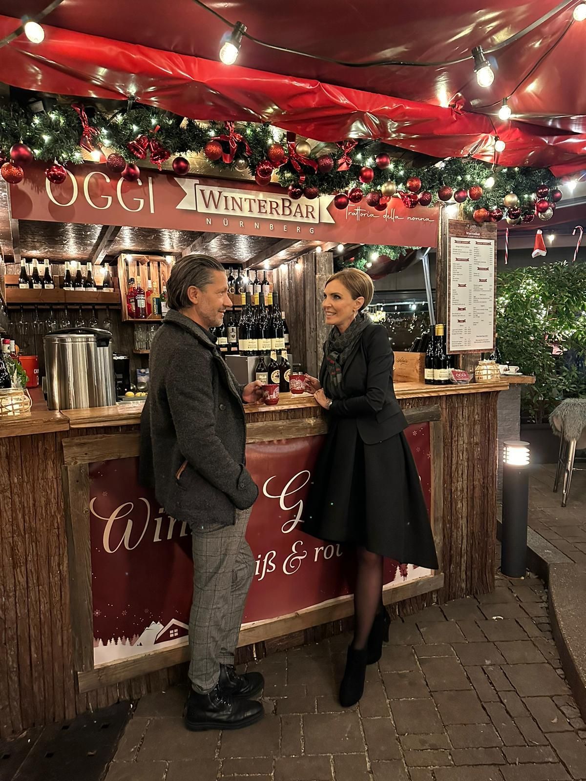 WinterBar, Nürnberg, Hauptmarkt, Winzerglühwein, Überdacht, beheizt