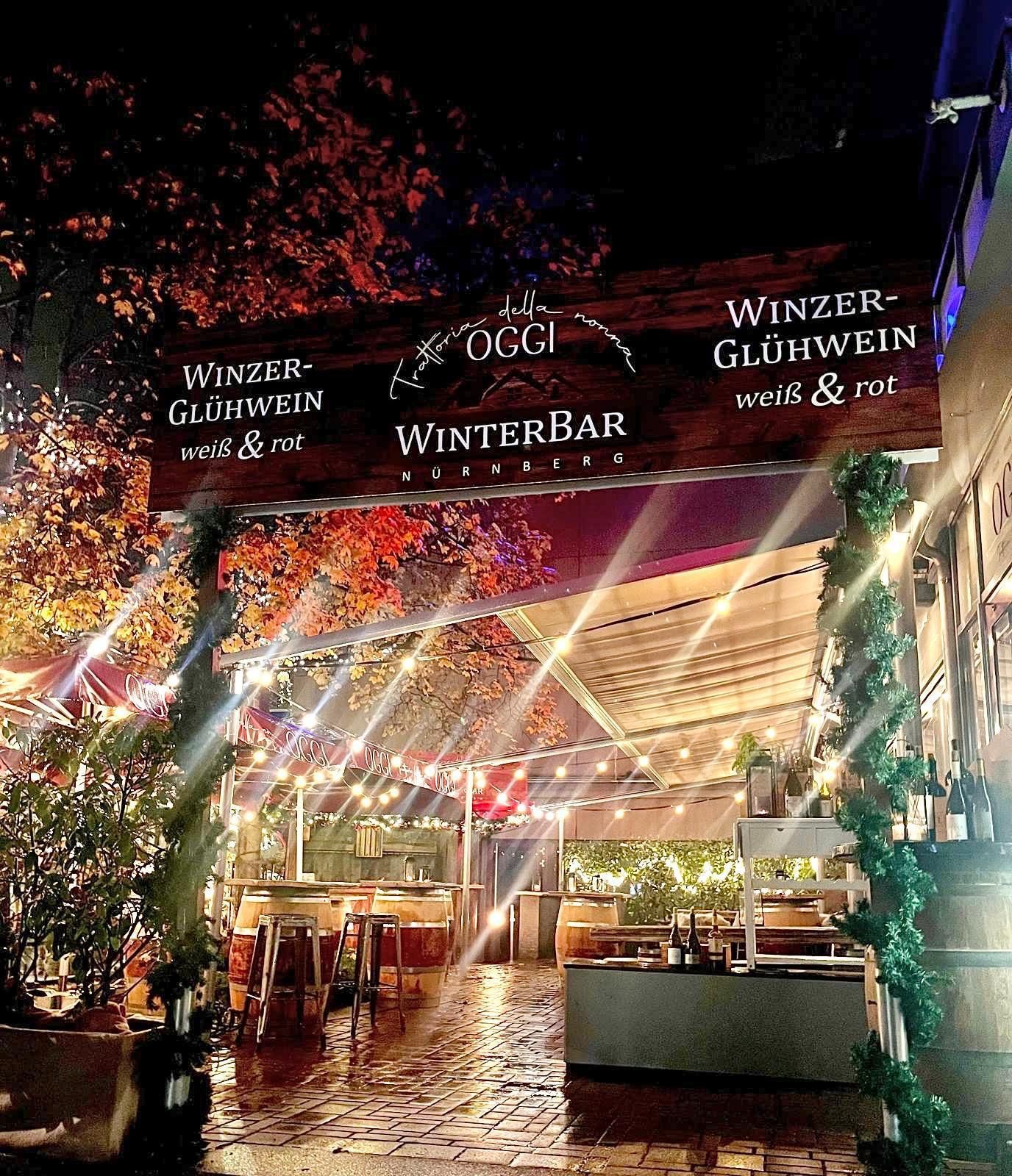 WinterBar, Nürnberg, Hauptmarkt, Winzerglühwein, Überdacht, beheizt