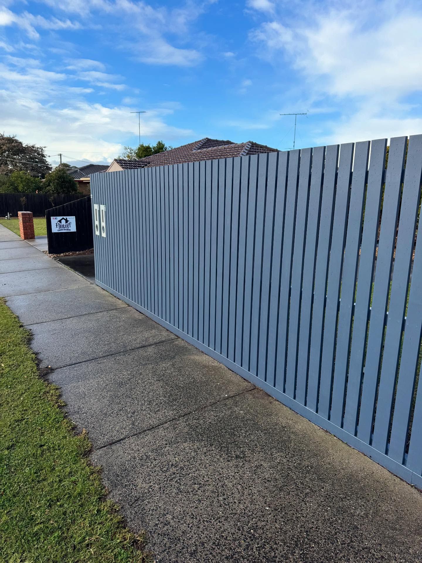Close up Of a Wooden Fence with A Gate — Flintoff Constructions in Charlemont, VIC