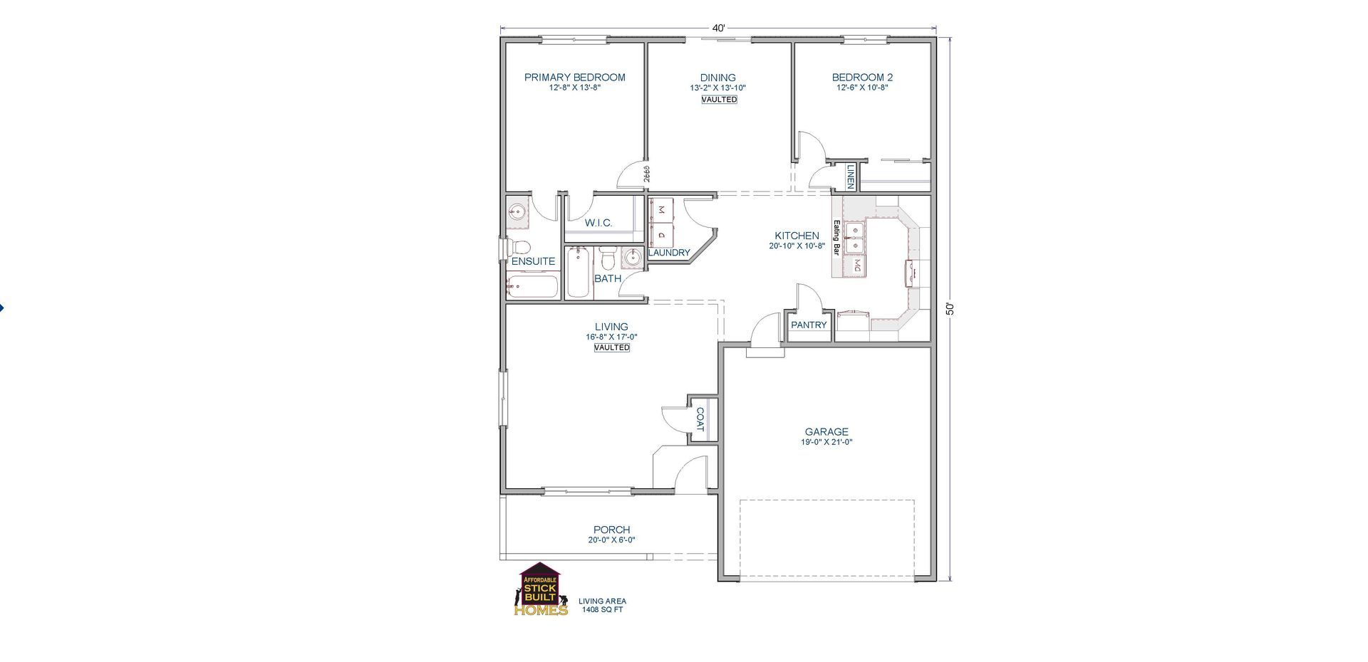 A black and white floor plan of a house.
