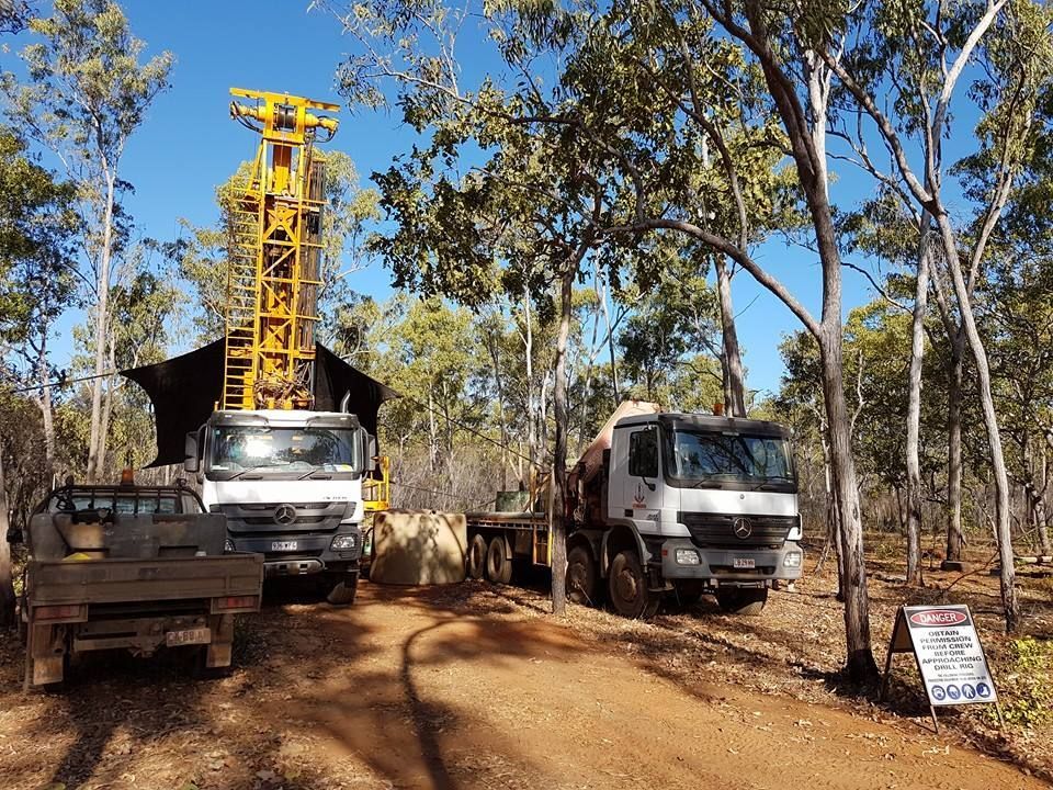 Heavy Positioned at the Exploration Location — Grid Drilling in Munduberra, QLD