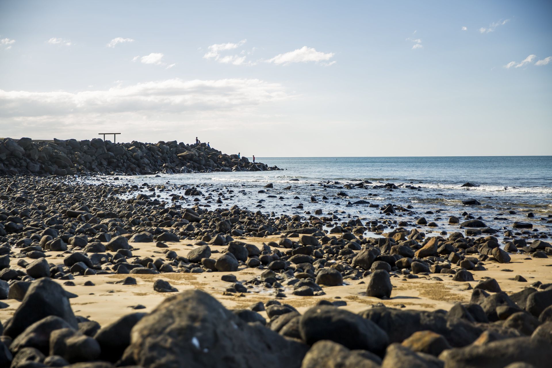 Rocky Shoreline — Grid Drilling in Bucca, QLD