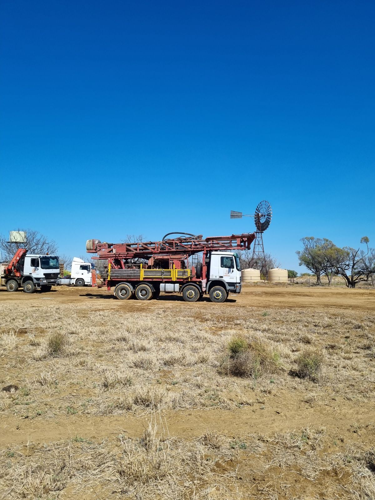 Close-Up Image of Drilling Machine Parts — Grid Drilling in Bucca, QLD