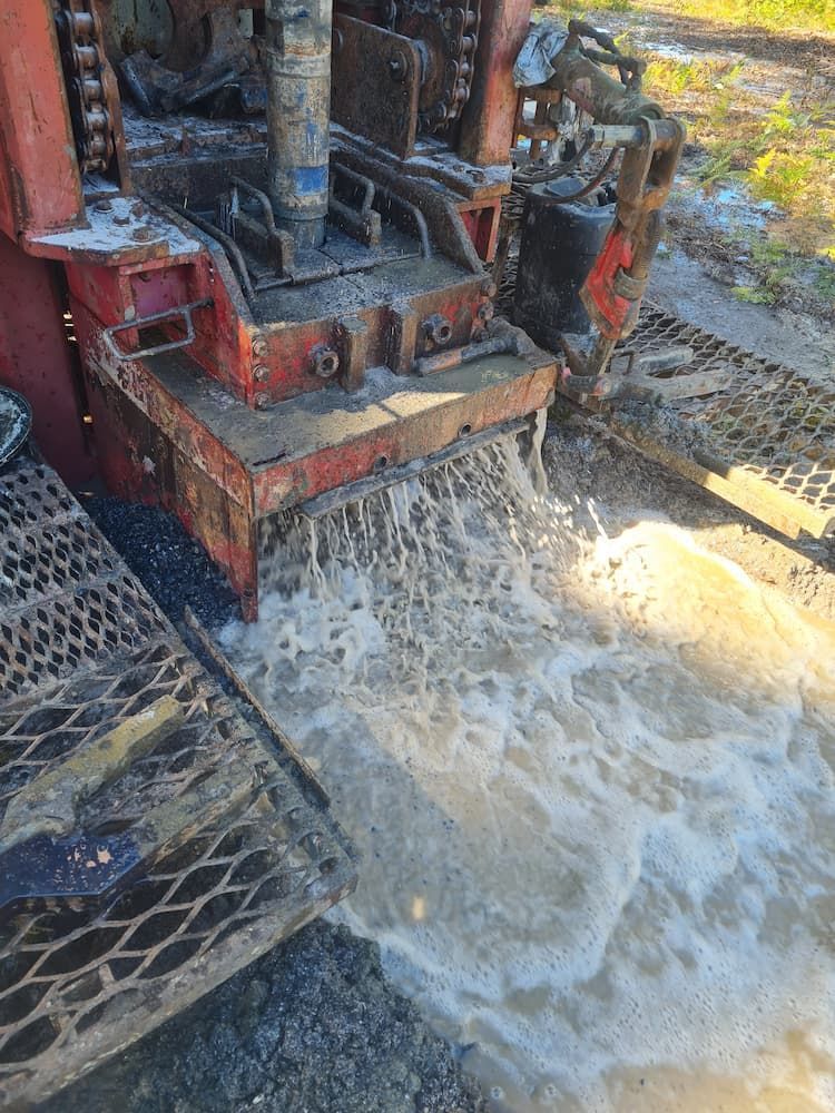 Purifying Muddy Water from a Borehole — Grid Drilling in Childers, QLD