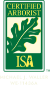 Michael J. Waller Certified Arborist Badge
