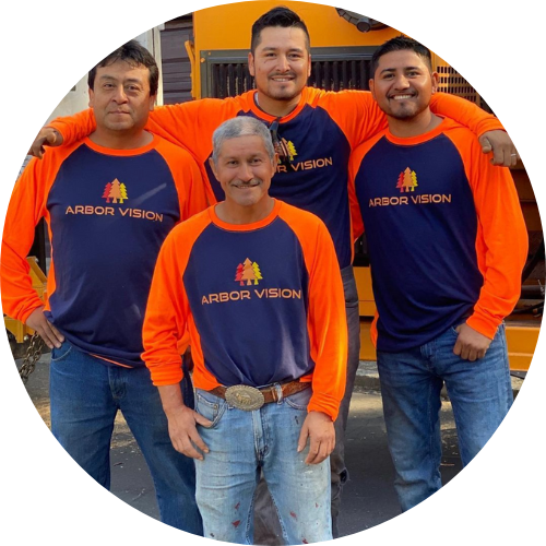 arbor vision members posing for a group photo