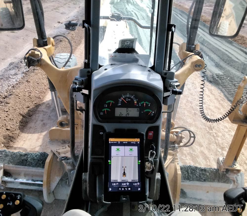 Picture of the Inside of a Bulldozer — Mawson Constructions in Kialla, VIC