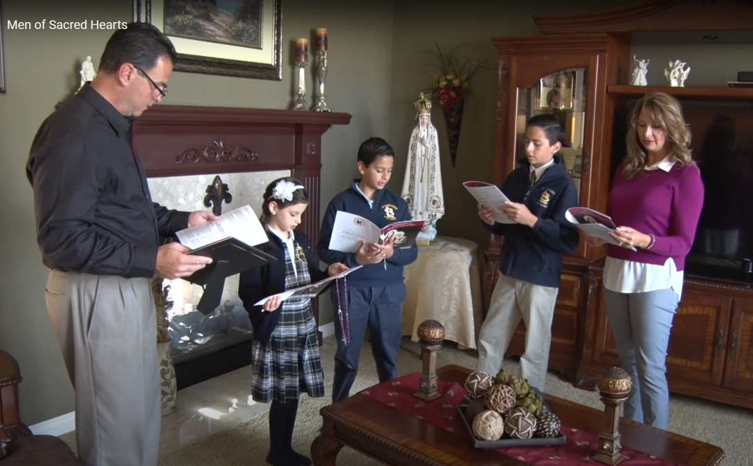 Home consecration with family