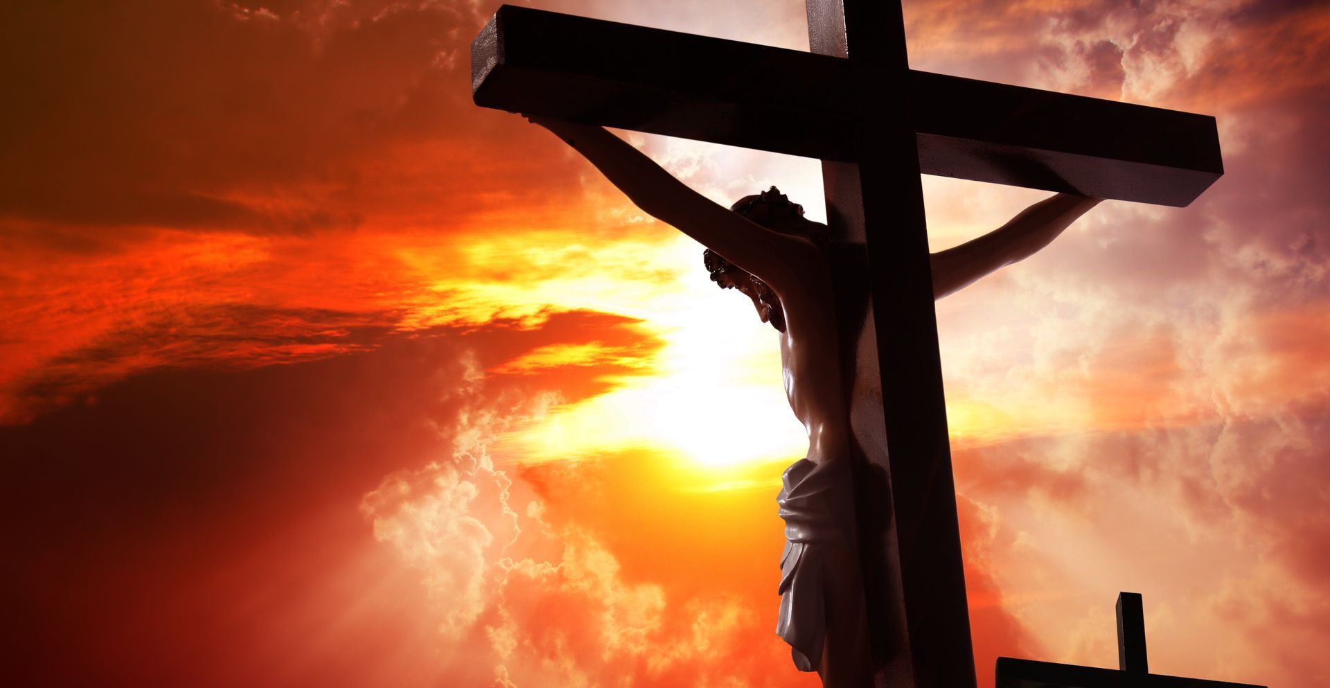 The crucifixion of Jesus