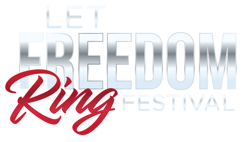 The logo for the let freedom ring festival