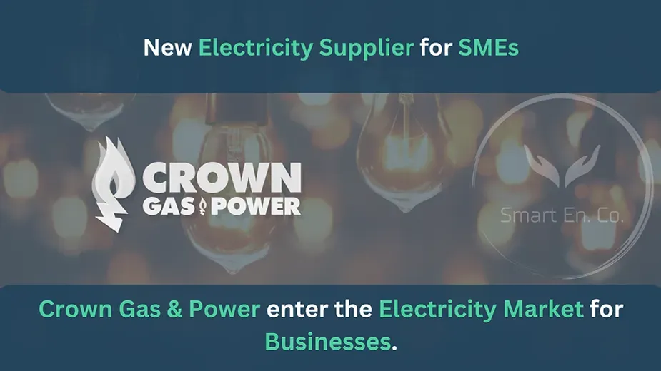 Crown gas and power is a new electricity supplier for smes.