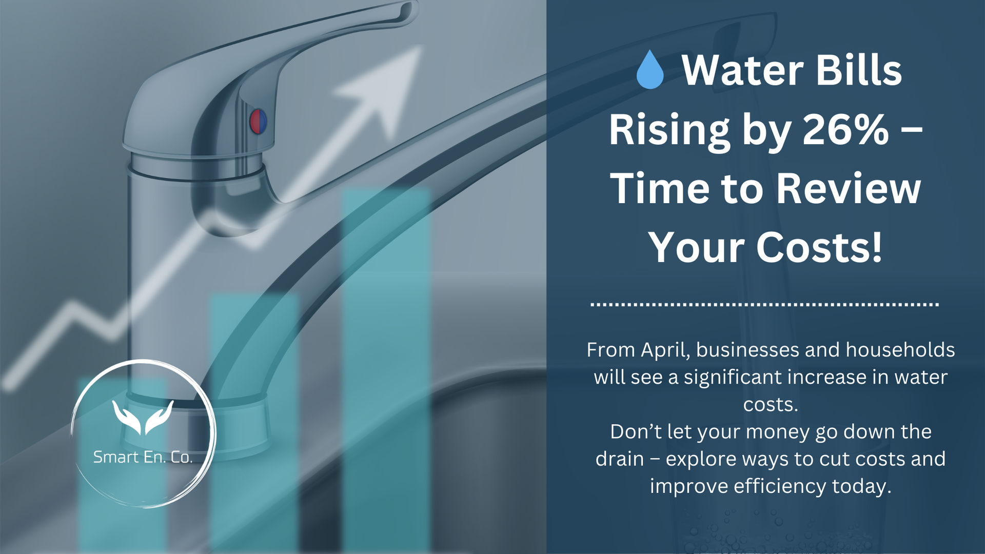 Water bills are rising by 26% - time to review your costs