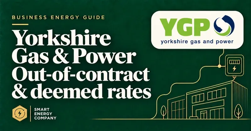 Yorkshire Gas & Power out-of-contract and deemed rates guide by Smart Energy Company