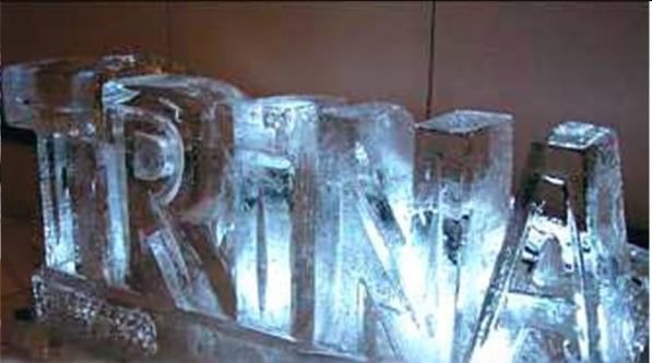 Trina ice sculpture