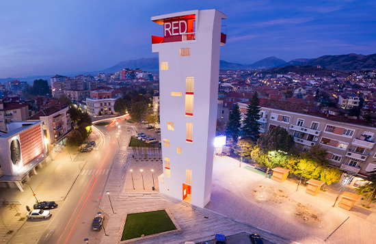Visit the “Red Tower” for some panoramic views