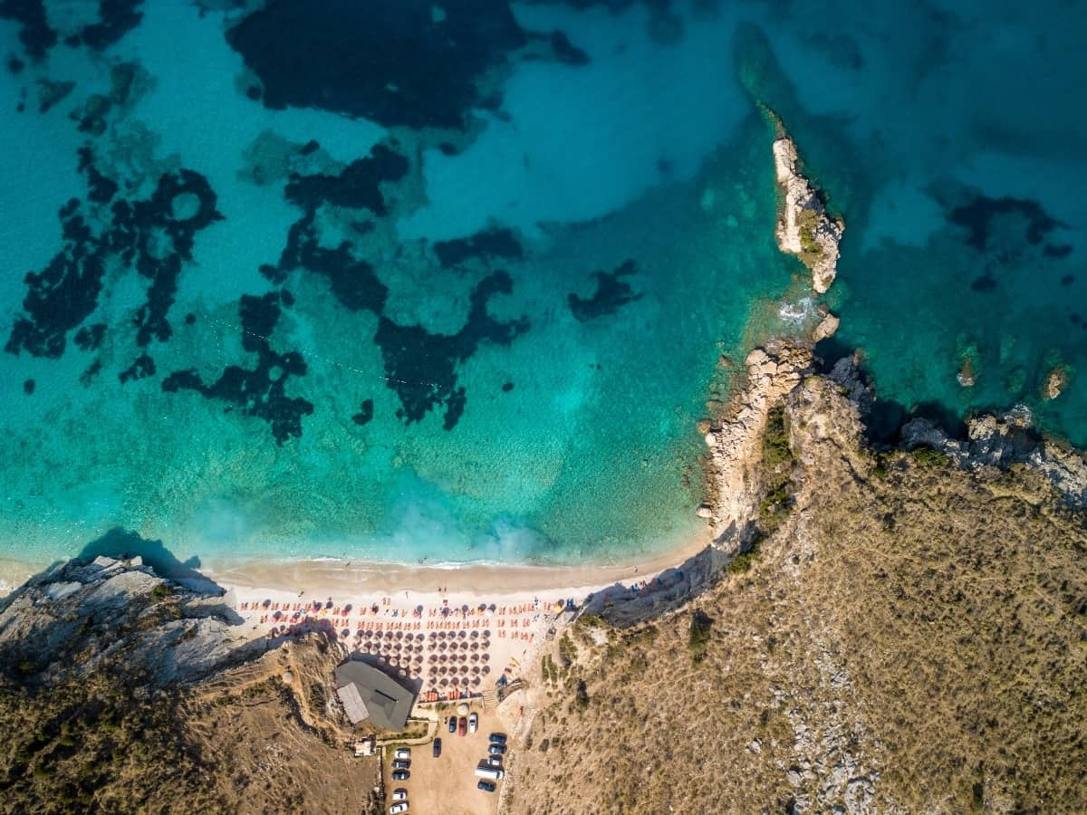 Take a swim at Mirror Beach