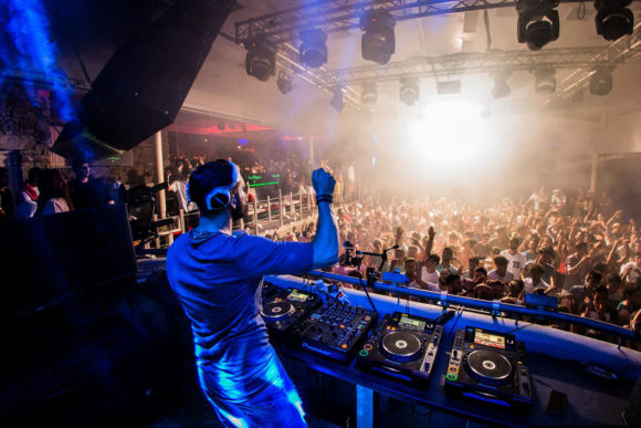 Nightlife at one of the many clubs