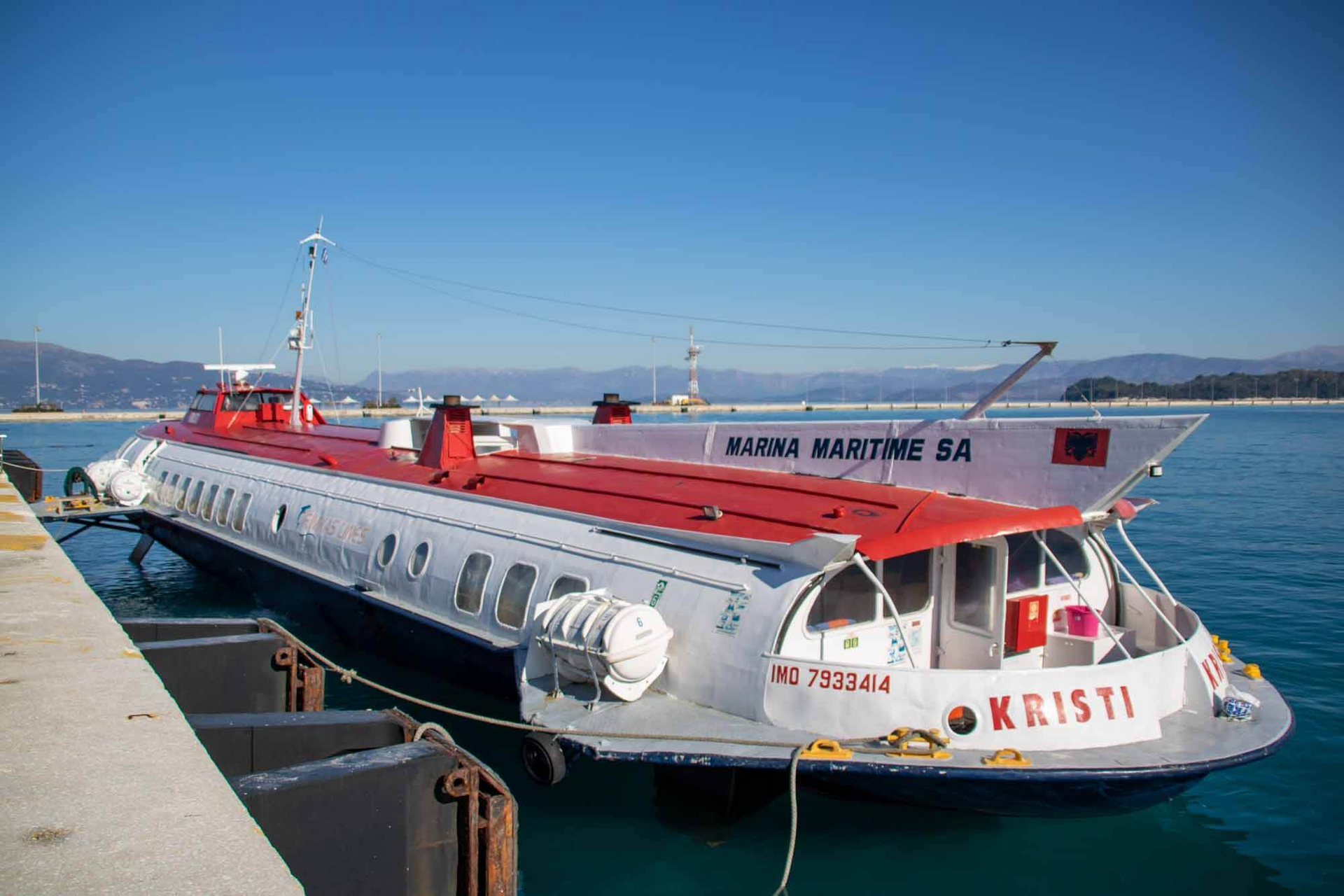 ferry saranda to corfu