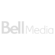 Light gray Bell Media logo on a white background