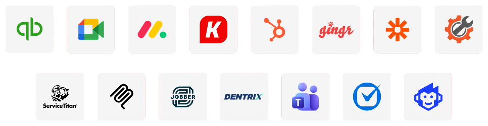 Grid of assorted company logos on a white background.