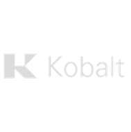 Gray Kobalt logo on white background