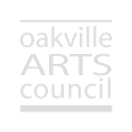 Oakville Arts Council logo in light gray text on a white background