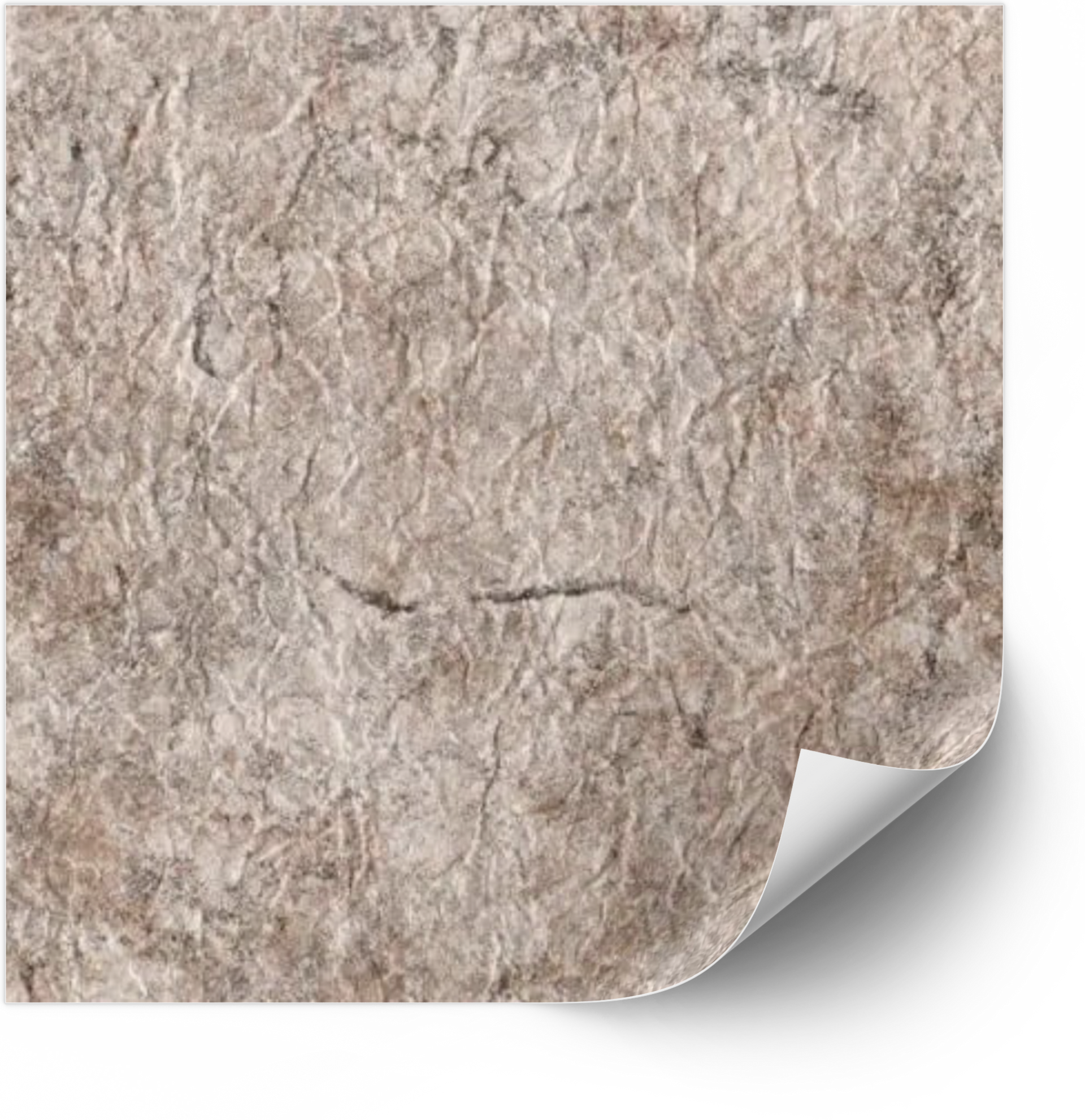 Un gros plan d'une membrane de PVC de couleur taupe vénitien