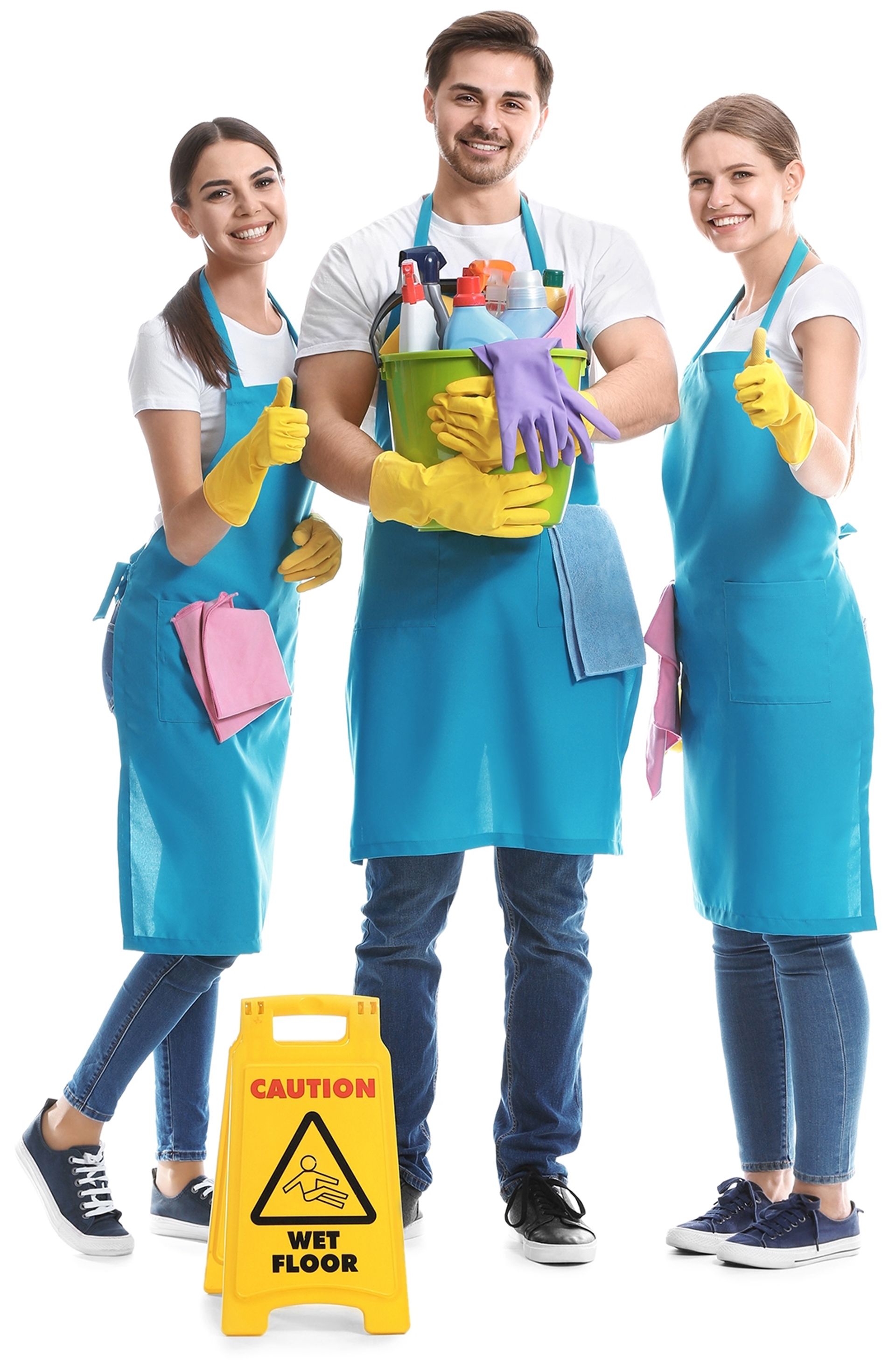 Cleaning team